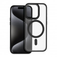 Apple iPhone 15 Pro Hülle Matte Mag Cove MagSAFE  Schwarz