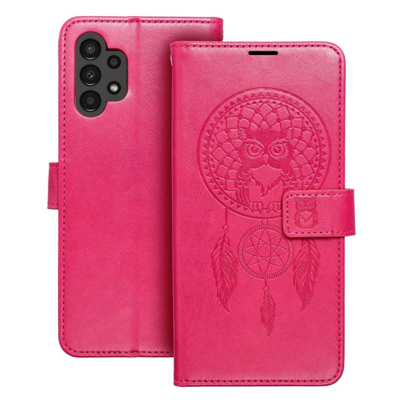 Samsung Galaxy A13 LTE Book Handytaschen MEZZO Book Traumfänger  Magenta