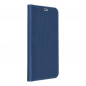 Apple iPhone 15 Pro Max Book Handytaschen LUNA Book Carbon Kohlenstoff-Faser, Elegant  Blau