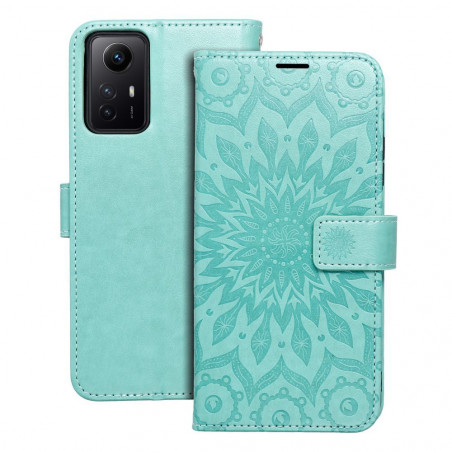 XIAOMI Redmi Note 12s Book Handytaschen MEZZO Book Mandala  Grün