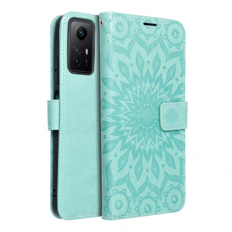 XIAOMI Redmi Note 12s Book Handytaschen MEZZO Book Mandala  Grün