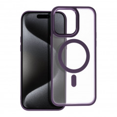Apple iPhone 15 Pro Max Hülle Matte Mag Cove MagSAFE  Lila (Purple)