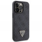 Apple iPhone 13 Pro Hülle Guess Metal Logo Starss Crossbody Elegant  Schwarz