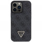 Apple iPhone 13 Pro Max Hülle Guess Metal Logo Starss Crossbody Elegant  Schwarz