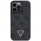 Apple iPhone 13 Pro Max Hülle Guess Metal Logo Starss Crossbody Elegant  Schwarz