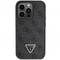 Apple iPhone 14 Pro Max Hülle Guess Metal Logo Starss Crossbody Elegant  Schwarz