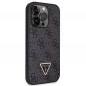 Apple iPhone 14 Pro Max Hülle Guess Metal Logo Starss Crossbody Elegant  Schwarz