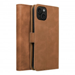 Apple iPhone 15 Plus Book Handytaschen TENDER Book Braun