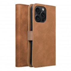 Apple iPhone 15 Pro Max Book Handytaschen TENDER Book Braun