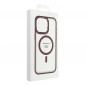 Apple iPhone 15 Plus Hülle Matte Mag Cove MagSAFE  Pflaumenrot