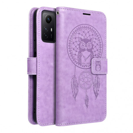 XIAOMI Redmi Note 12s Book Handytaschen MEZZO Book Traumfänger  Lila (Purple)