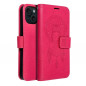 Apple iPhone 15 Book Handytaschen MEZZO Book Traumfänger  Magenta