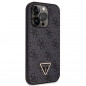 Apple iPhone 14 Pro Hülle Guess Metal Logo Starss Crossbody Elegant  Schwarz