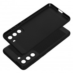 Samsung Galaxy S21 FE 5G Hülle Breezy Schwarz