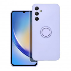 Samsung Galaxy A34 Hülle Silicone ring Lila (Violet)