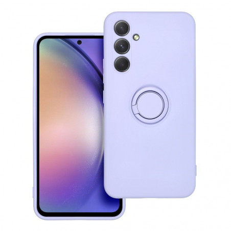 Samsung Galaxy A54 Hülle Silicone ring Lila (Violet)