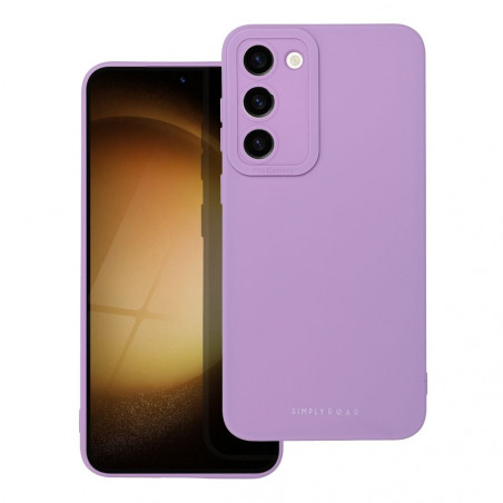 Samsung Galaxy S23 Plus 5G Hülle Roar Luna Monochromatische, Stilvoll, Ein ästhetisches Accessoire  Lila (Violet)