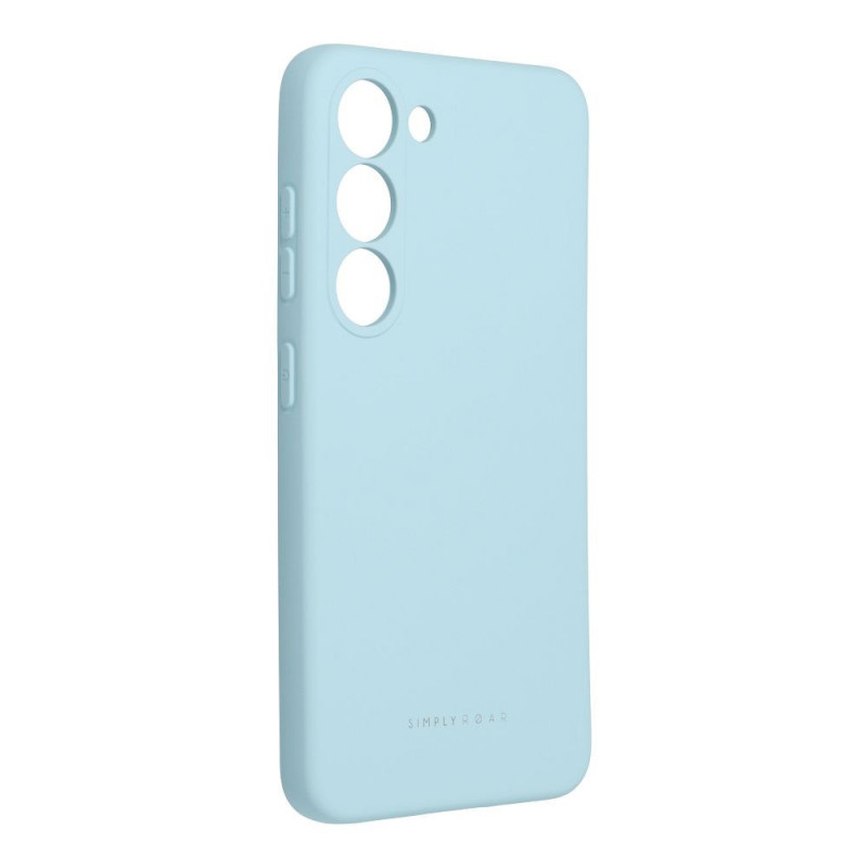 Samsung Galaxy S23 5G Hülle Roar Space Monochromatische, Elegant  Himmelblau