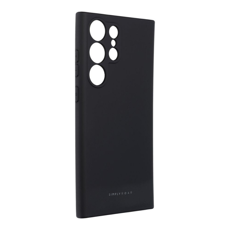 Samsung Galaxy S23 Ultra 5G Hülle Roar Space Monochromatische, Elegant  Schwarz