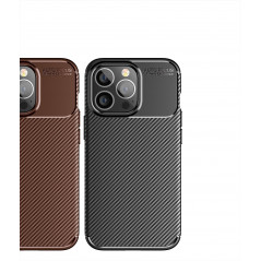 Samsung Galaxy A14 LTE Hülle Carbon premium Elegant  Schwarz