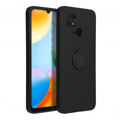 XIAOMI Redmi 10C Hülle Silicone ring Schwarz