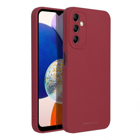 Samsung Galaxy A14 LTE Hülle Roar Luna Monochromatische, Stilvoll, Ein ästhetisches Accessoire  Rot