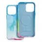 Apple iPhone 14 Pro Max Hülle Leather Mag Cover Elegant  MagSAFE  Farbspritzer