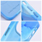 Apple iPhone 13 Pro Max Hülle Leather Mag Cover Elegant  MagSAFE  Blau Spritzer