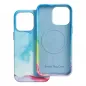 Apple iPhone 13 Pro Hülle Leather Mag Cover Elegant  MagSAFE  Farbspritzer