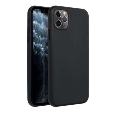 Apple iPhone XS Max Hülle Leather Mag Cover Elegant  MagSAFE  Schwarz