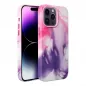 Apple iPhone 11 Pro Max Hülle Leather Mag Cover Elegant  MagSAFE  Lila Spritzer