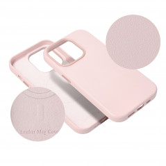 Apple iPhone 11 Pro Max Hülle Leather Mag Cover Elegant  MagSAFE  Sandrosa