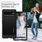 Google Pixel 6 Hülle Spigen Armor Kohlenstoff-Faser, Elegant  Schwarz