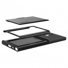 Samsung Galaxy S23 Ultra 5G Hülle Spigen Slim Armor CS Schwarz