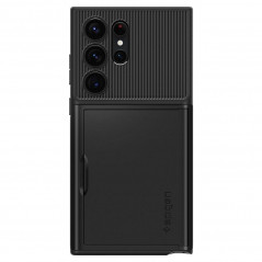Samsung Galaxy S23 Ultra 5G Hülle Spigen Slim Armor CS Schwarz