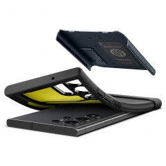 Samsung Galaxy S23 Ultra 5G Hülle Spigen Armor Schwarz