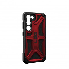 Samsung Galaxy S23 5G Hülle Urban Armor Gear Monarch Premium-Gehäuse  MagSAFE  Karmesinrot