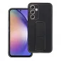 Samsung Galaxy A54 Hülle LEATHER Case Kickstand Schwarz