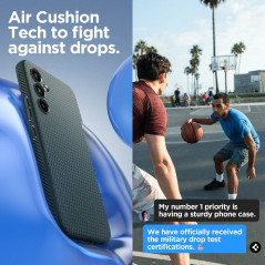 Samsung Galaxy A54 Hülle Spigen  Liquid Air Abgrundgrün