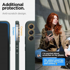 Samsung Galaxy A54 Hülle Spigen  Liquid Air Abgrundgrün