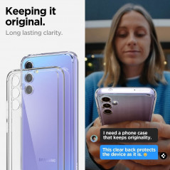 Samsung Galaxy A34 Hülle Spigen Ultra Hybrid Kristallklar  Durchsichtbar