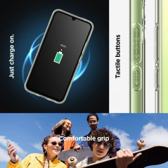 Samsung Galaxy A34 Hülle Spigen Ultra Hybrid Kristallklar  Durchsichtbar