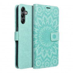 Samsung Galaxy A14 5G Book Handytaschen MEZZO Book Mandala  Grün