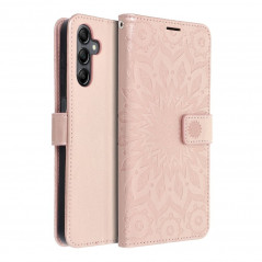 Samsung Galaxy A14 LTE Book Handytaschen MEZZO Book Mandala  Roségold