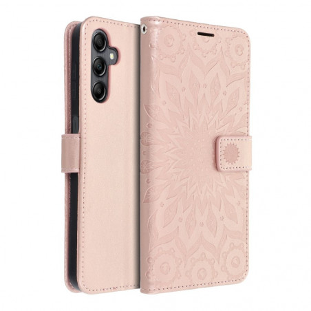 Samsung Galaxy A14 LTE Book Handytaschen MEZZO Book Mandala  Roségold
