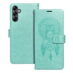 Samsung Galaxy A14 LTE Book Handytaschen MEZZO Book Traumfänger  Grün