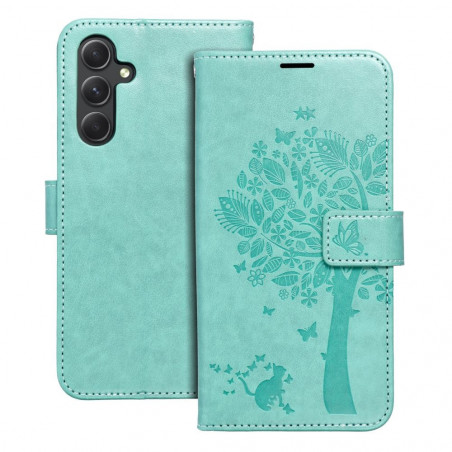 Samsung Galaxy A54 Book Handytaschen MEZZO Book Baum  Grün