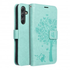 Samsung Galaxy A54 Book Handytaschen MEZZO Book Baum  Grün