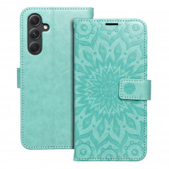 Samsung Galaxy A54 Book Handytaschen MEZZO Book Mandala  Grün