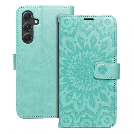 Samsung Galaxy A54 Book Handytaschen MEZZO Book Mandala  Grün